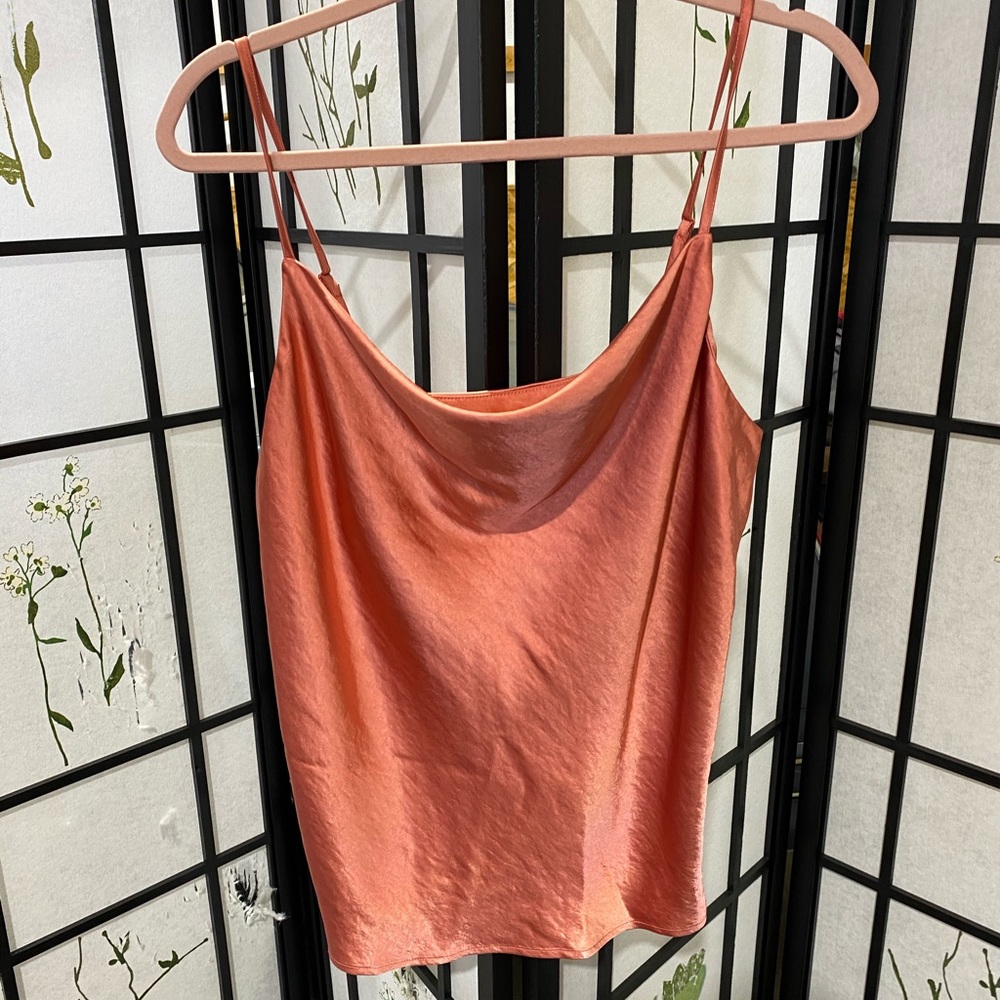 Cow neck cami top